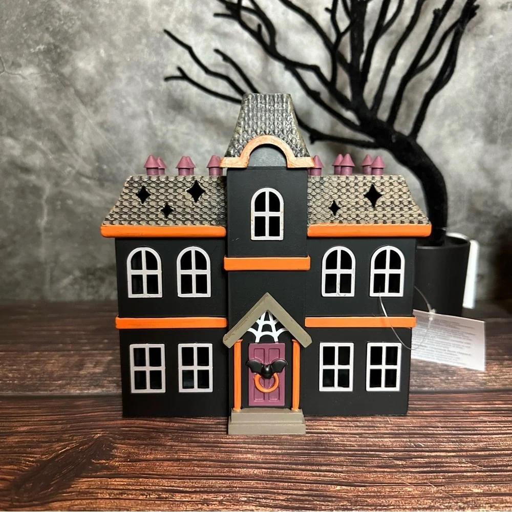 Target Halloween Village Set Haunted House, Castle, Candy Store